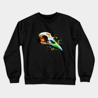 Raven colorful skull design Crewneck Sweatshirt